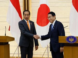 Jokowi Disambut Upacara Penghormatan Khusus di Jepang
