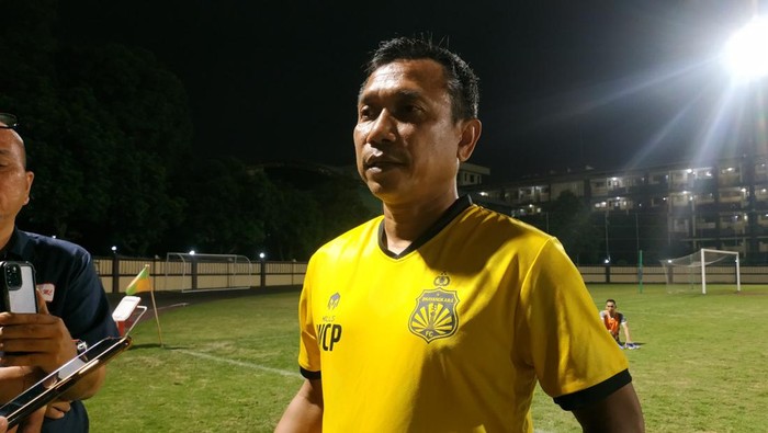 Pelatih Bhayangkara FC, Widodo Cahyono Putro.