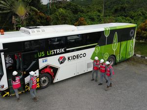 Bus Listrik Mulai Dipakai Perusahaan Tambang, Begini Penampakannya