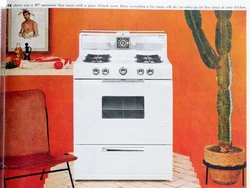 Ini Tampilan Kompor Gas Tahun 1950an, Fiturnya Lengkap dan Canggih