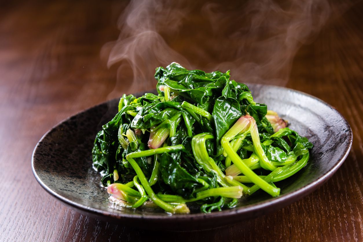 Fried Spinach
