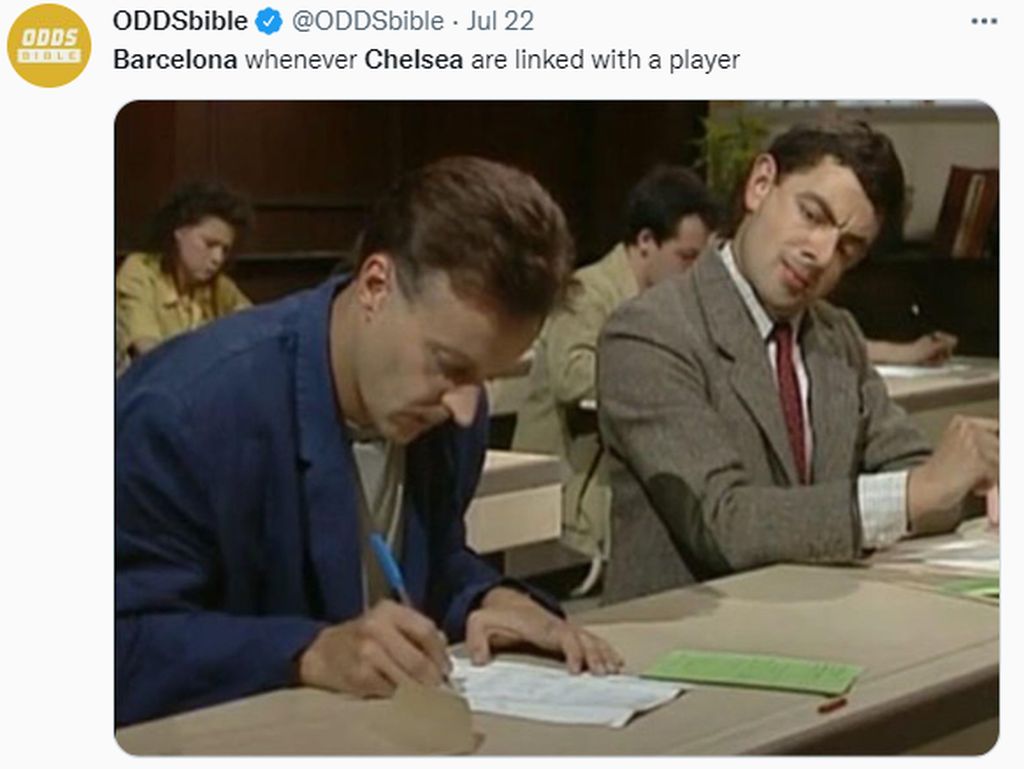 Meme Lucu Chelsea Kena Tikung Barcelona di Bursa Transfer