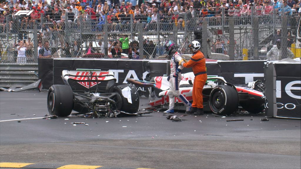 Mick Schumacher crash di Monaco GP