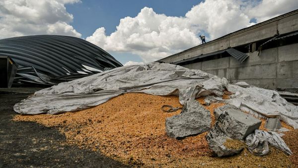 Jejak Serbuan Rusia di Gudang Pangan Ukraina, Gandum Hangus-Atap Roboh