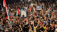 Keriuhan Demonstran Saat Kuasai Gedung Parlemen Irak, Ini Fotonya