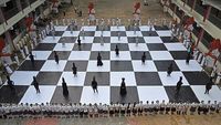 Ramaikan Olimpiade, Anak-anak India Cosplay Jadi Bidak Catur