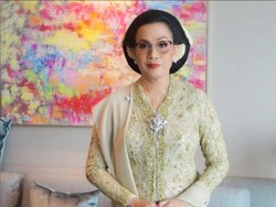 Gaya Sri Mulyani Berkebaya Hijau di Pernikahan Putra Bungsu, Banjir Pujian