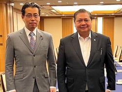 Airlangga Temui Petinggi Partai LDP Jepang, Ini yang Dibahas