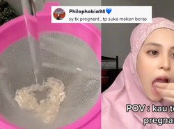 Bukan Nasi, Wanita Ini Hobi Makan Beras Mentah Saat Hamil