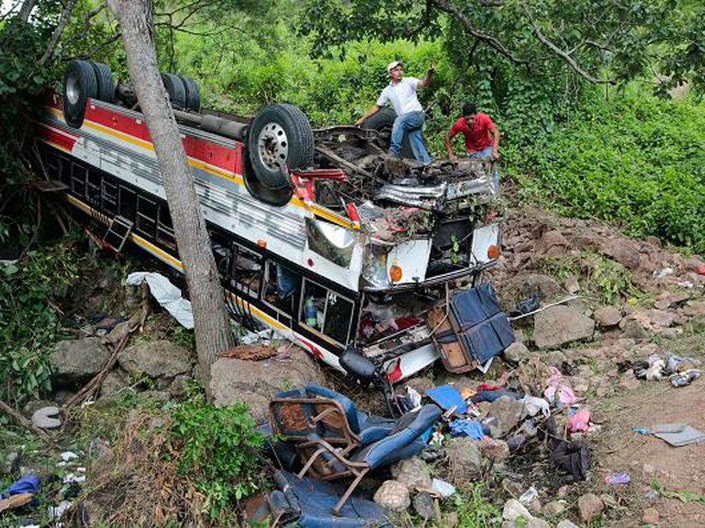 Bus Rombongan Migran Masuk Jurang di Nikaragua, 16 Orang Tewas