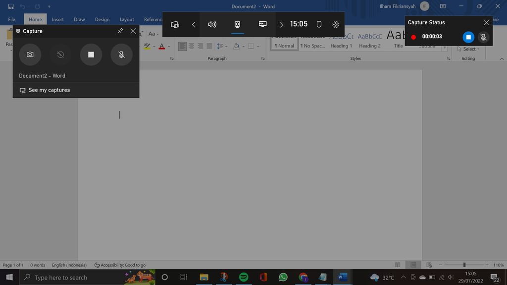 Cara Merekam Layar Cara merekam layar laptop atau komputer Windows.