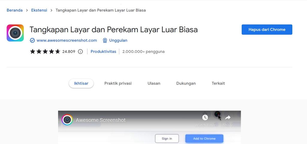 Cara merekam layar laptop atau komputer Windows.