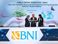 Green Financing BNI Tembus Rp 176,6 Triliun di Semester I 2022