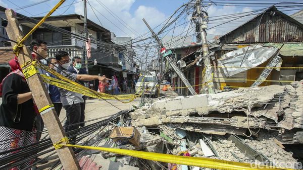 Kondisi Terkini dari Rumah Ambruk di Johar Baru, Jakpus
