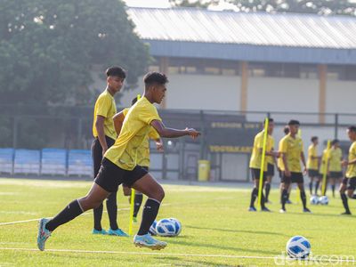 Latihan Timnas Jelang Gelaran Piala AFF U-16 2022 di Jogja