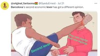 Tuas ekonomi bak jawaban menohok Barcelona bagi para pengkritik yang menyebut klub asal Catalunya itu berada di ambang kebangkrutan. (Foto: Twitter)