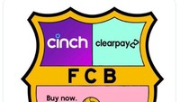 Meme ini menyindir Barcelona bakal menjual ruang-ruang di logonya kepada kreditur apabila tidak ada lagi aset yang dijual untuk economy levers. Ya ampun! (Foto: Twitter)