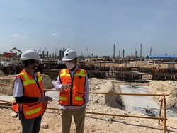 Pembangunan Smelter Freeport di Gresik Capai 34,9%, Rampung 2023