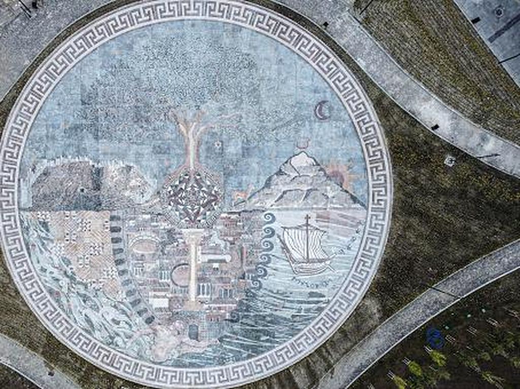 Wowww... Mozaik Marmer Raksasa di Turki Ini Pecahkan Rekor Dunia