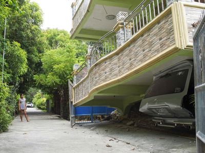 Gempa Susulan Goyang Filipina, Gereja hingga Rumah Roboh, Ini Fotonya
