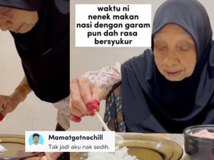 Video Nenek Makan Nasi Pakai Garam Ini Bikin Netizen Elus Dada