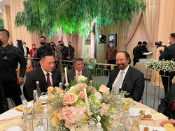 Bahasan Koalisi Tipis-tipis di Meja Resepsi Putri Anies