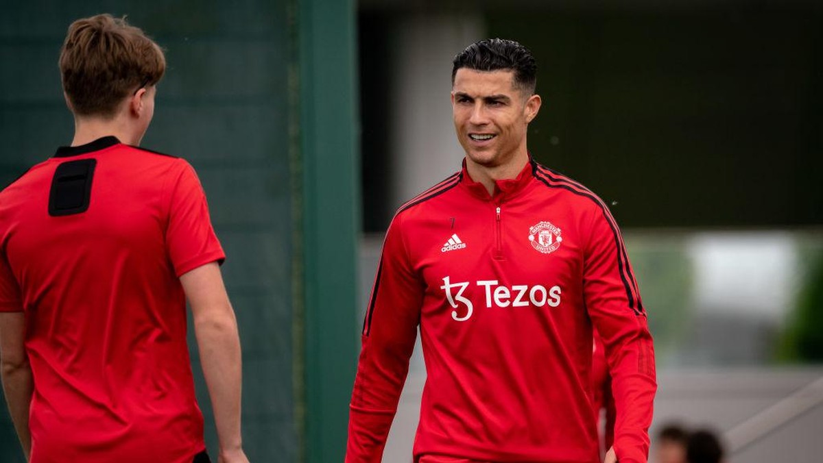 Cristiano Ronaldo bakal main lawan Rayo Vallecano hari Minggu? (Manchester United via Getty Imag/Ash Donelon)