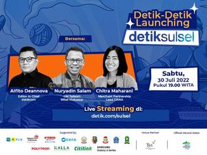 Detik-detik Launching detiksulsel Malam Ini