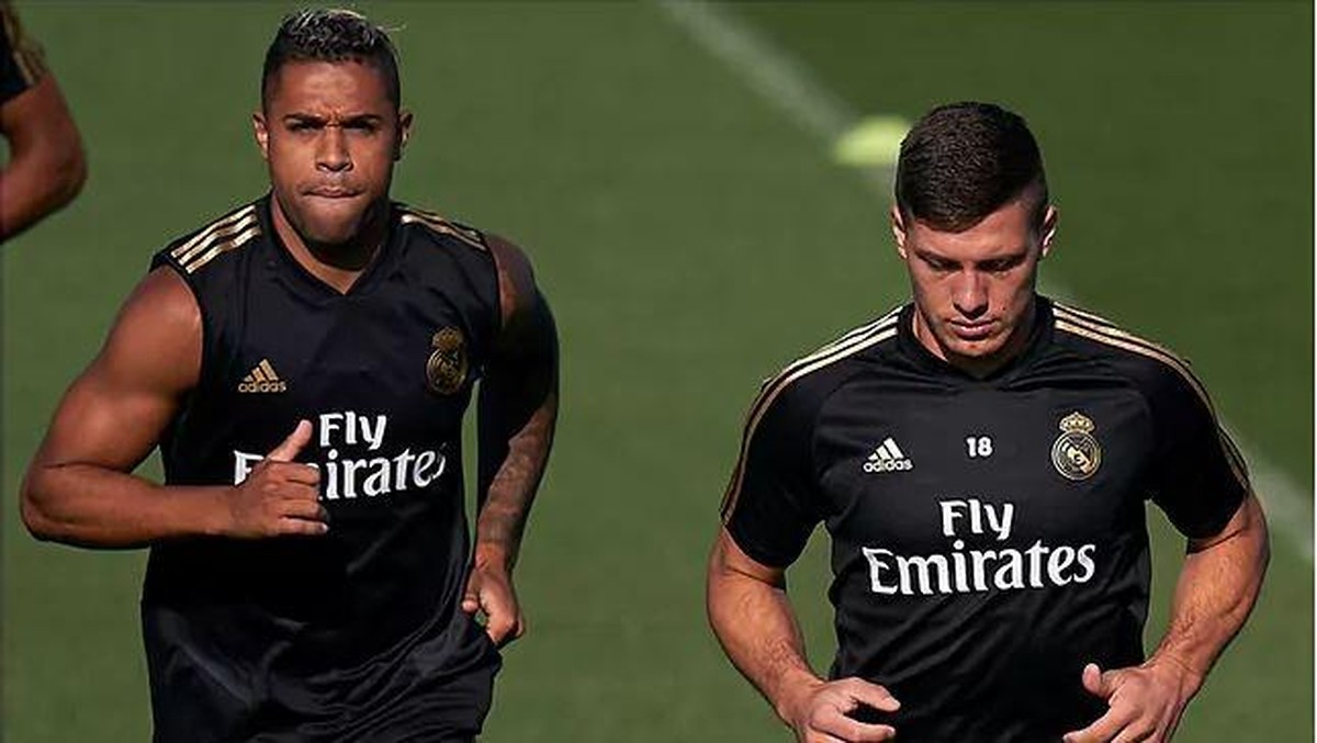 Diaz dan Jovic saat berlatih di Madrid. Foto: Dok. Marca