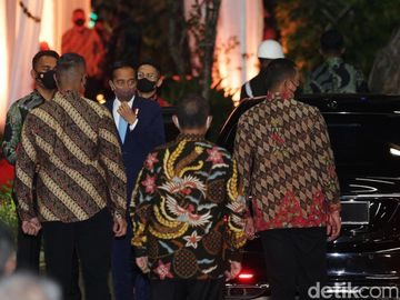 Momen Jokowi, Maruf, JK hingga Prabowo Hadiri Resepsi Putri Anies