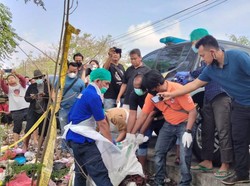 Penemuan Mayat dalam Karung Gegerkan Warga Tanara Serang