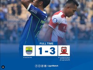 Hasil Liga 1 2022: Madura United Bungkam Tuan Rumah Persib 1-3