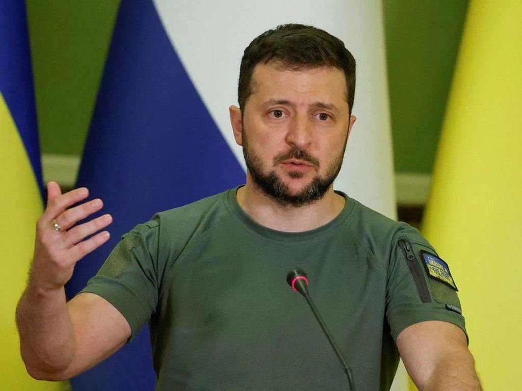 Presiden Ukraina Klaim Sukses Pukul Mundur Militer Rusia