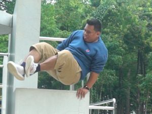 Jago! Badan Gede Bisa Salto, Netizen: Real Kungfu Panda Jago! Badan Gede Bisa Salto, Netizen: Real Kungfu Panda