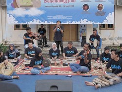 Pemuda Seni Budaya Tutup Acara Belajar Bersama Maestro di Muaro Jambi