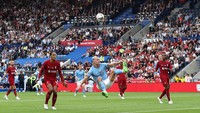 Liverpool vs Manchester City berlangsung di King Power Stadium, Sabtu (30/7). Liverpool menangengan skor 3-1 (Getty Images)