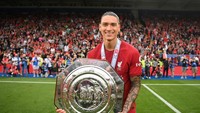 Darwin Nunez sementara ungguli Erling Haaland. Akankah kedua striker itu bisa tampil panas di Liga Inggris 2022/2023? (Getty Images)