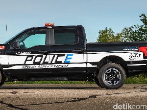 Wujud Pick-up Listrik Anyar dari Ford untuk Mobil Dinas Polisi Wujud Pick-up Listrik Anyar dari Ford untuk Mobil Dinas Polisi