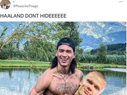 Striker Liverpool, Darwin Nunez, tampil lebih sip daripada Haaland. (Foto: Twitter)