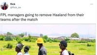 Para pemain Fantasy Premier League harus segera berpikir baik-baik kalau mau pasang Haaland. (Foto: Twitter)
