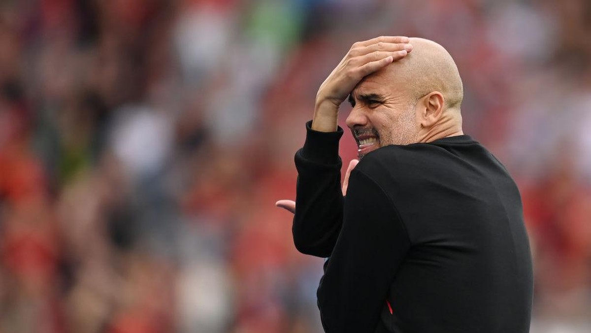Pep Guardiola menegaskan bahwa Sevilla tak cuma akan bertahan saat melawan Manchester City. (Foto: The FA via Getty Images/Michael Regan - The FA)