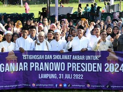 Tahun Baru Islam, Sahabat Ganjar Lampung Istighosah & Salawat Bersama