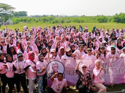 Perempuan di Karawang Dukung Ganjar Jadi Capres Lewat Kegiatan Sehat