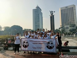 Sekber Prabowo-Jokowi Deklarasi Dukungan di Bundaran HI