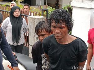 Terekam CCTV Mencuri, 2 Pria di Medan Dihajar Massa