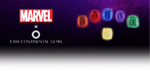 Marvel x East Continental Gems Infinity Collection of Gemstones/