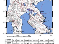 Gempa M 3,7 Guncang Malili Luwu Timur, Berpusat di Darat