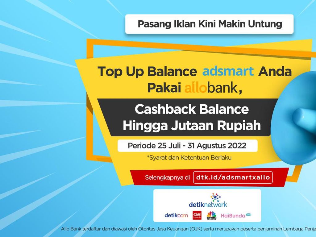 Pasang Iklan buat Usaha? Bayar Pakai AlloBank & Raih Cashback Jutaan Pasang Iklan buat Usaha? Bayar Pakai AlloBank & Raih Cashback Jutaan