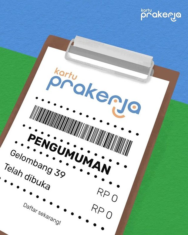 Informasi tentang peserta Kartu Prakerja yang boleh mendaftar.