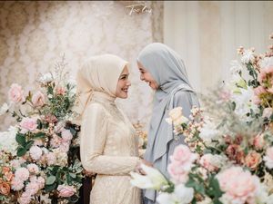 Gaya Laudya Cynthia Bella di Nikahan Sahabat, Bantah Dinikahi Pangeran Dubai